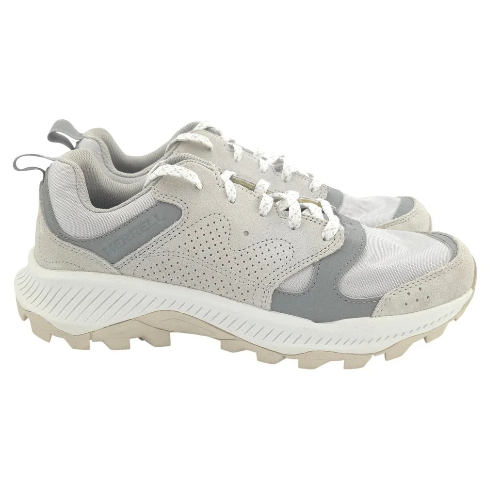 Merrell Tempo Sol Hiking Shoes Women 8.5 Gray Sneakers Trail Outdoor J038750 NEW